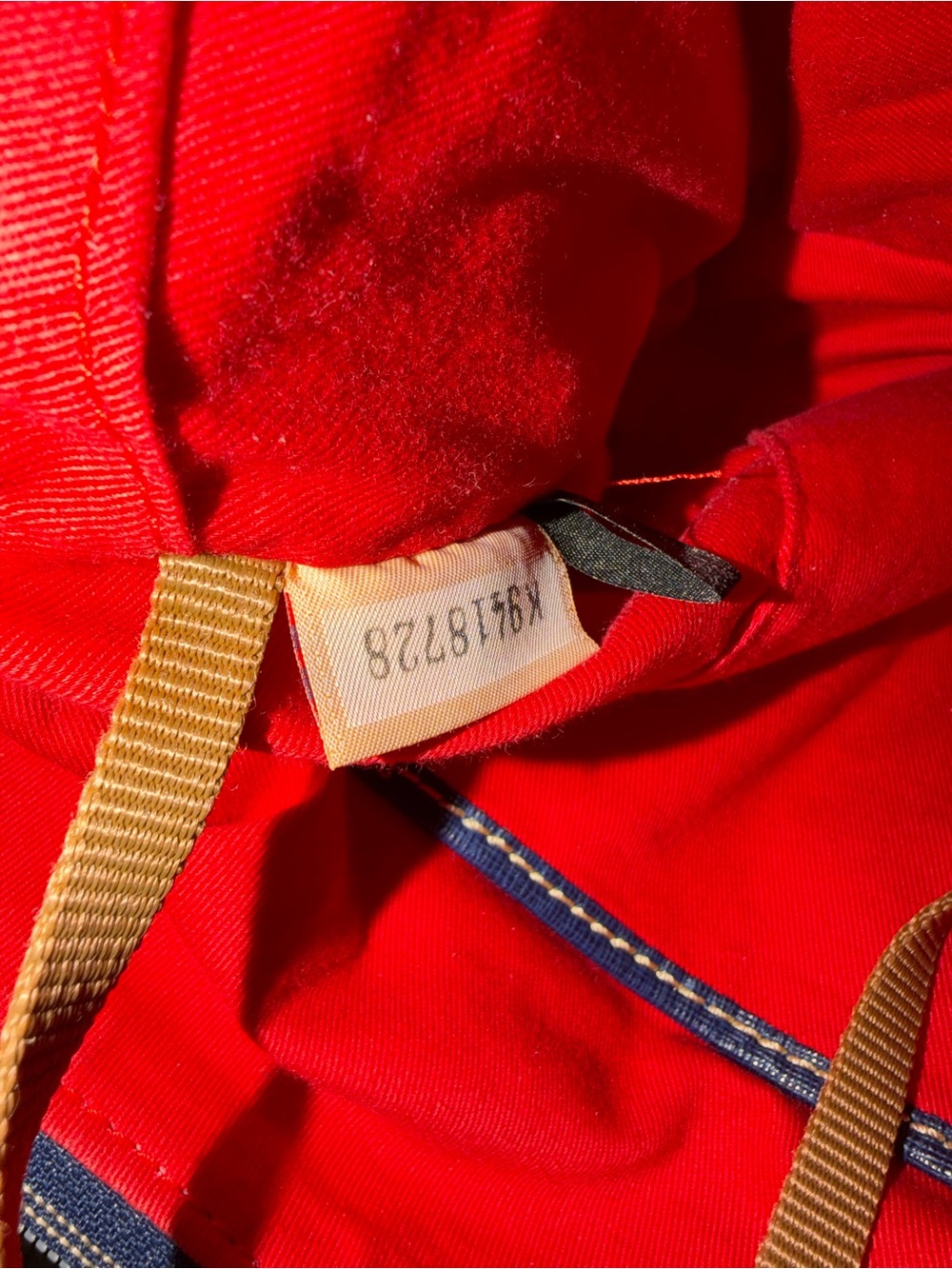 Dooney & Bourke Peach and Navy Monogram Shoulder Bag - Picture 4 of 16